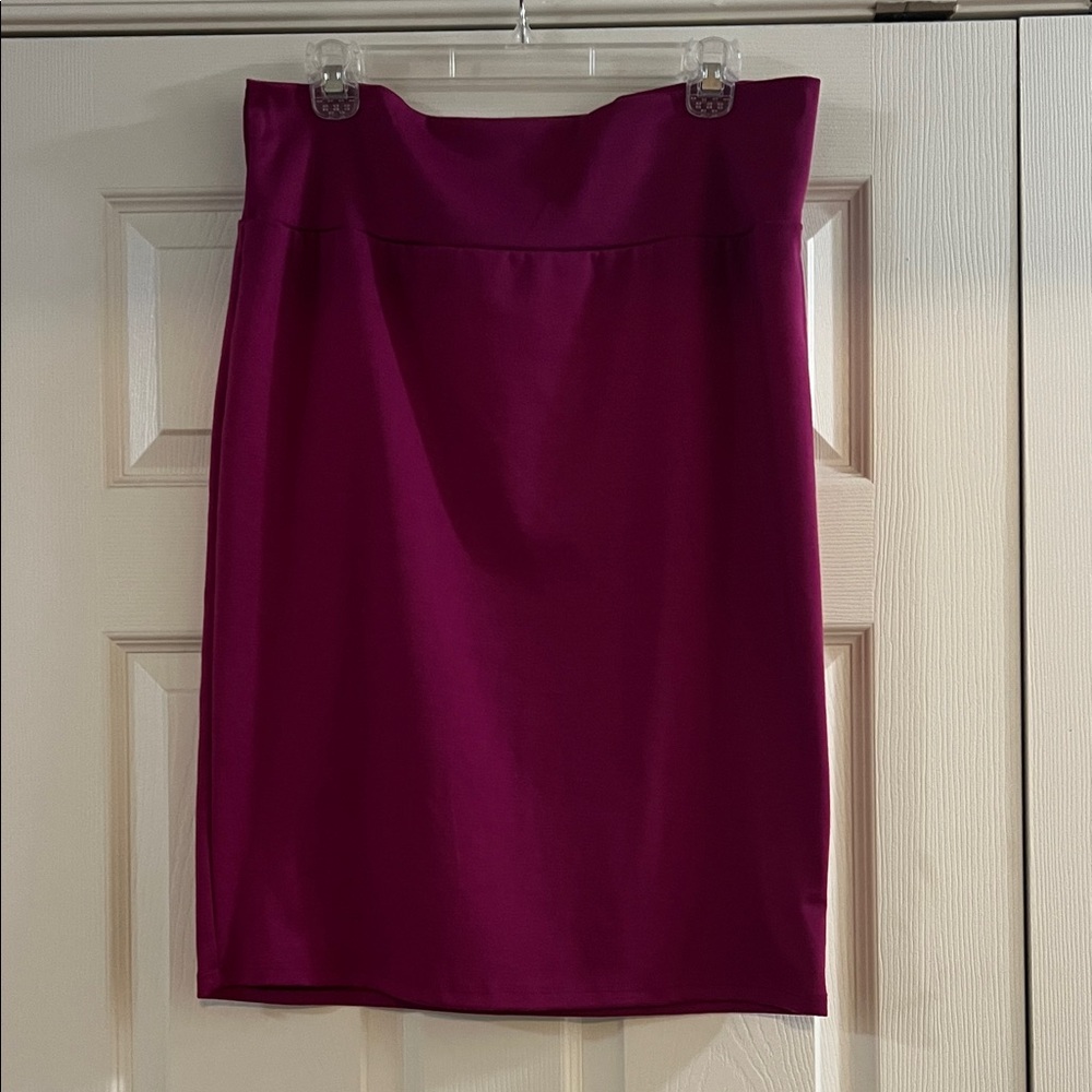 LuLaRoe Deep Pink Women's Skirt XL